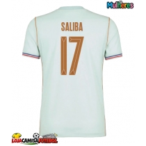 Camisa de Futebol França William Saliba #17 Equipamento Secundário Mulheres Mundo 2026 Manga Curta